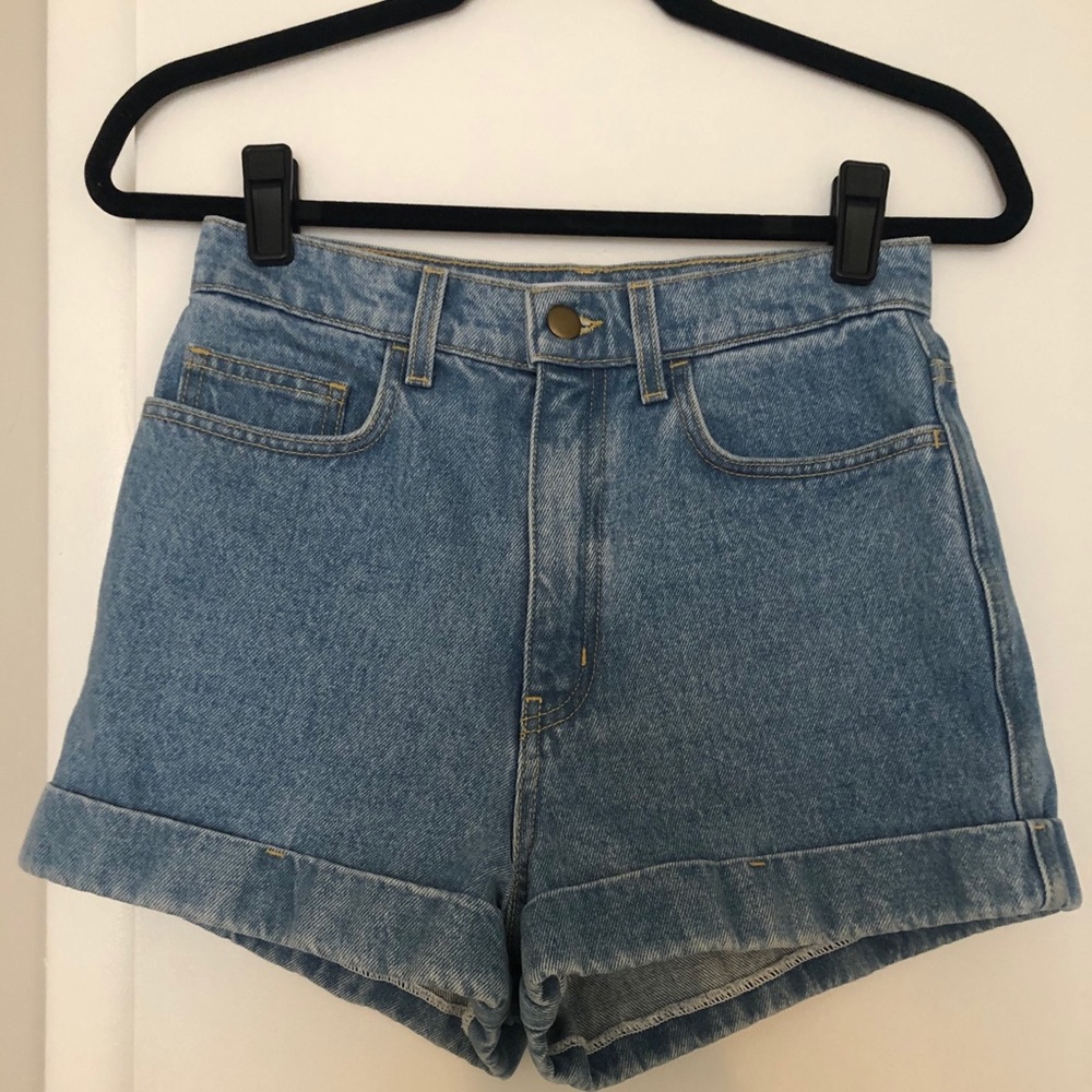 American Apparel Jean Shorts